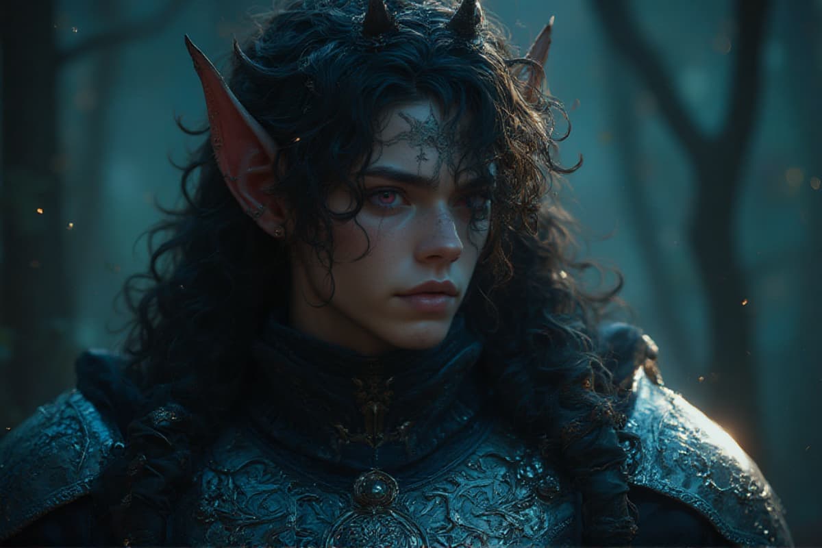 Elf portrait close-up