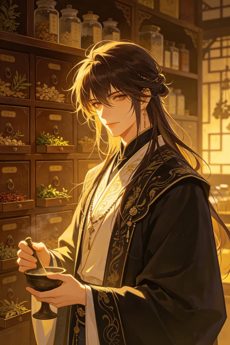 male herbalist oc