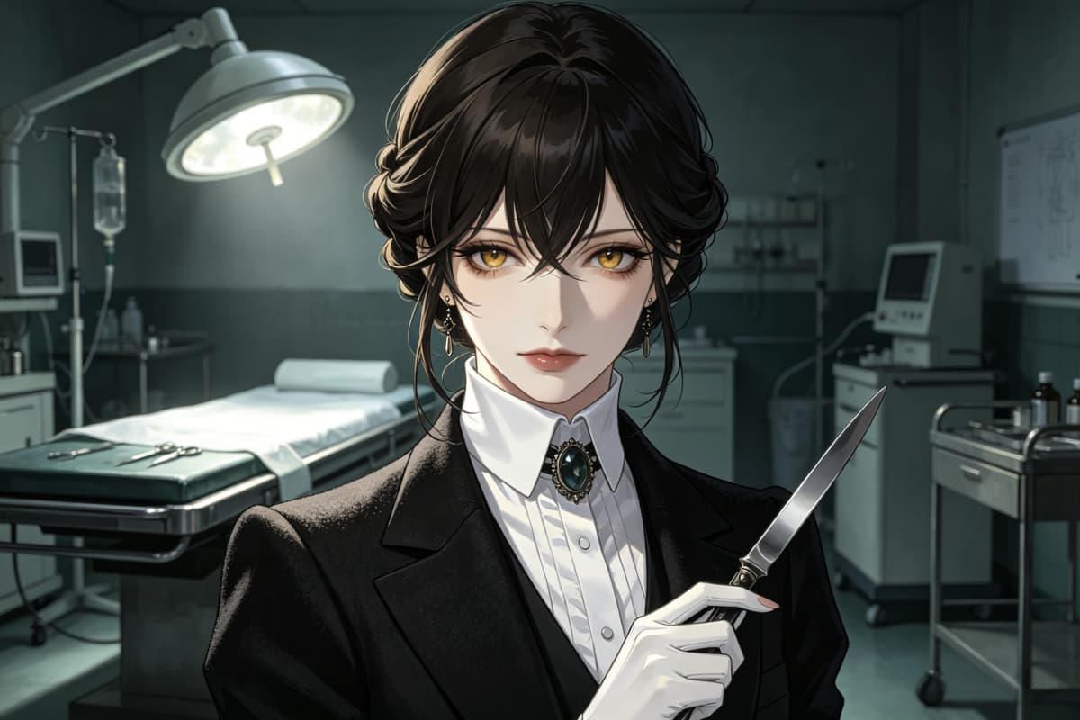Black Butler OC variant comparison