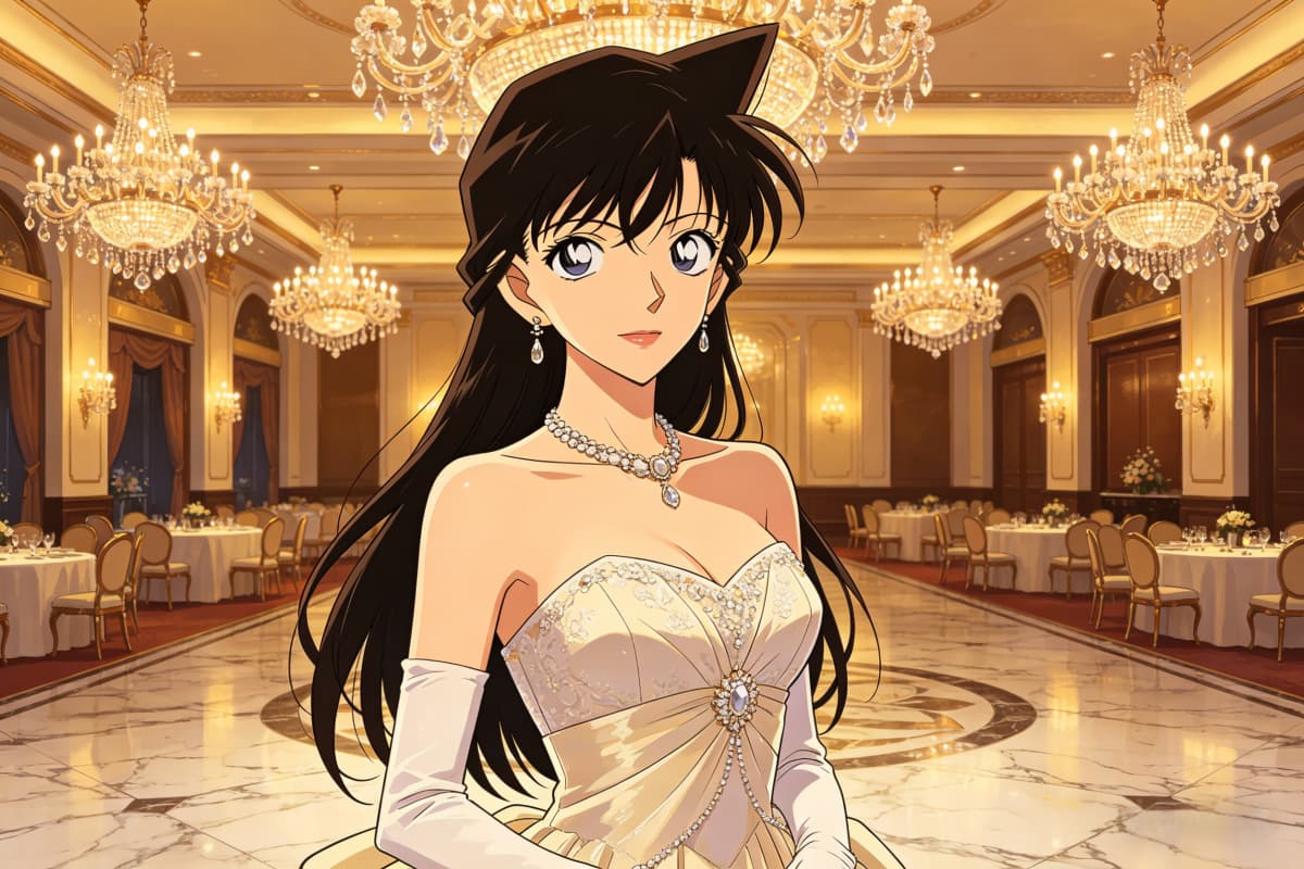 Detective Conan x OC mystery scene