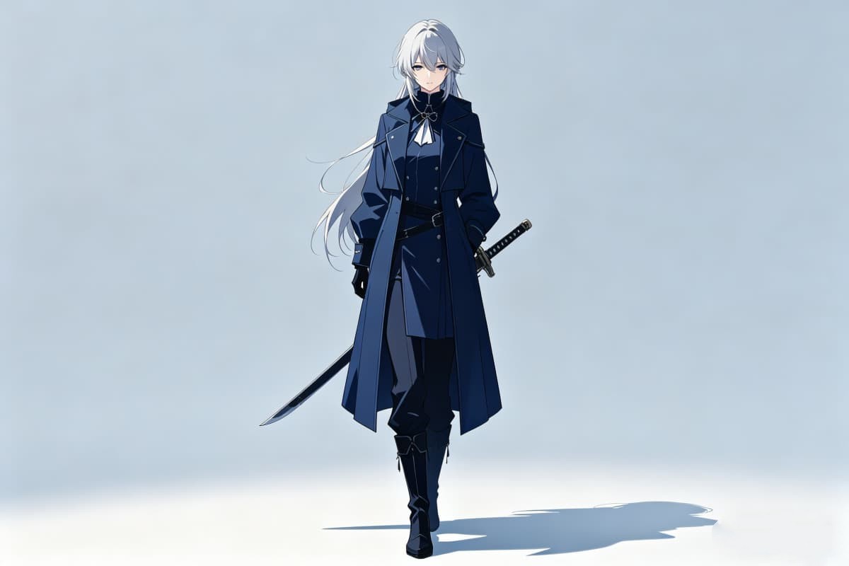 Full-Body Anime Character