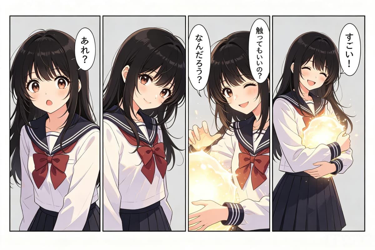 anime character story panels
