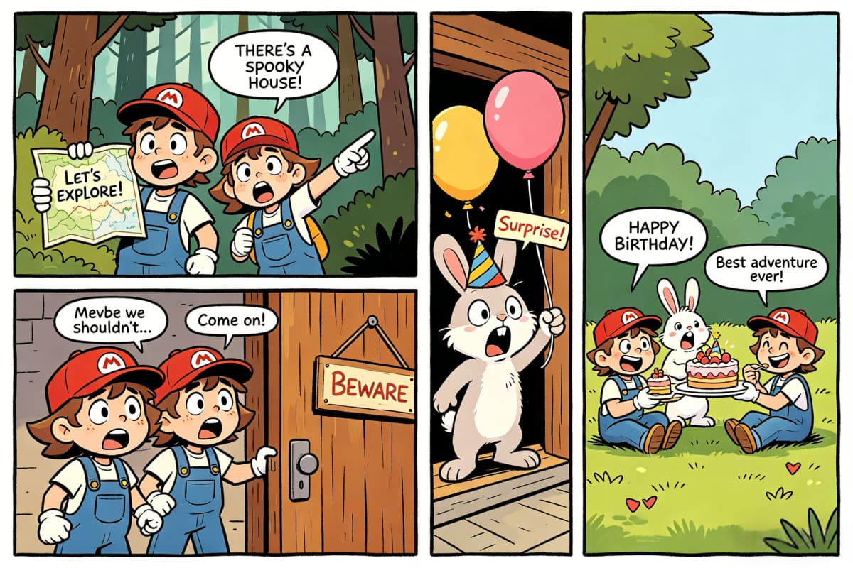 Cartoon comic strip maker