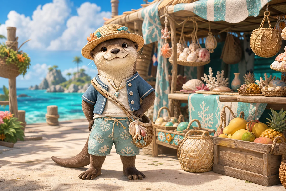 섬 Otter 주민 OC