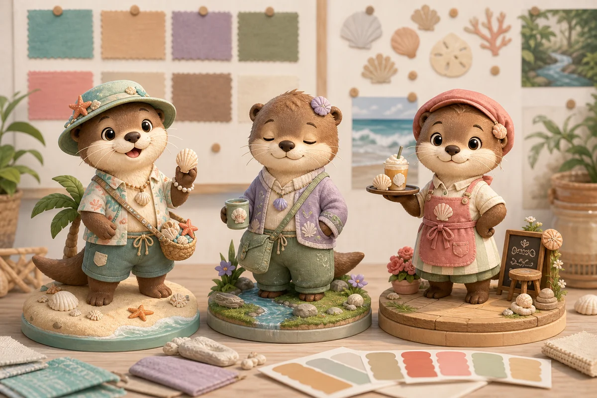 동물의 숲 Otter OC 변형