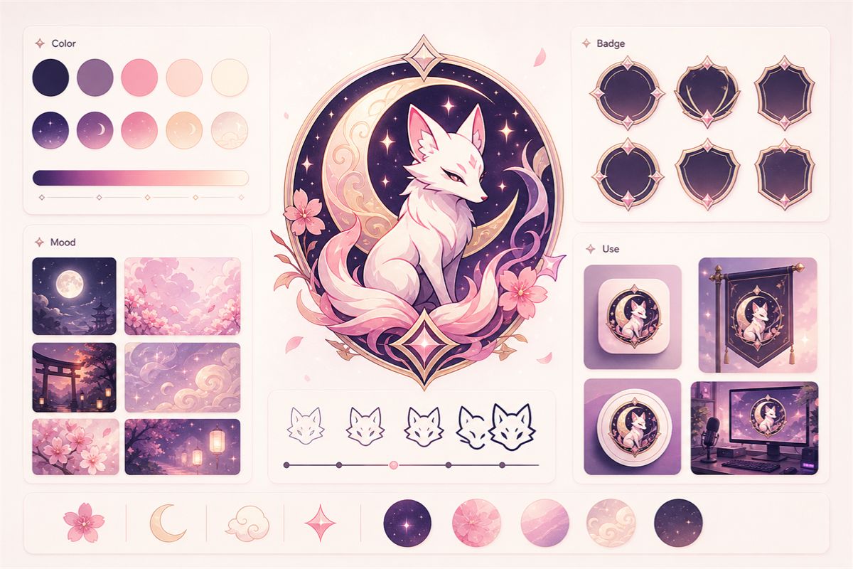 Anime logo creator brand idea