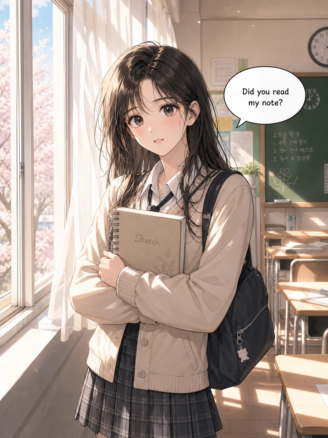 School Comic Scene