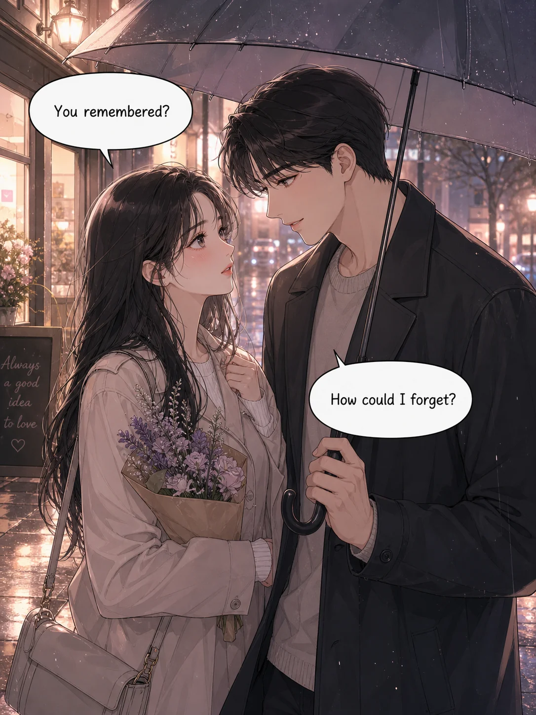 Romance Webtoon Panel