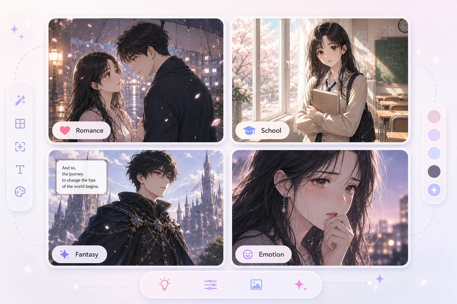 Cleaner Story Visuals