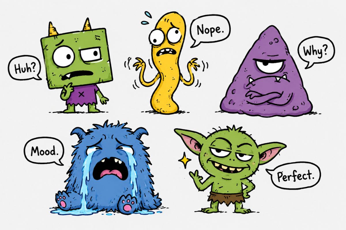 Original Reaction Characters