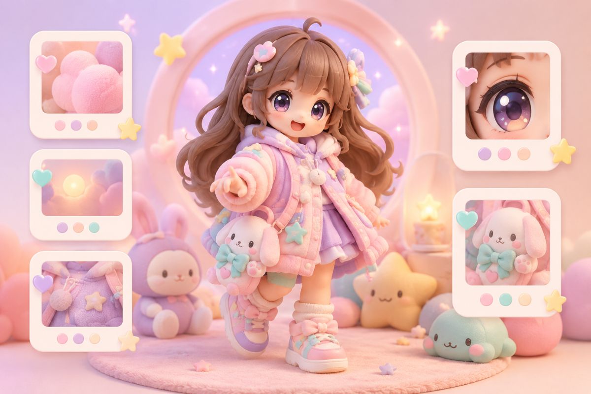 Soft 3D Cute Style