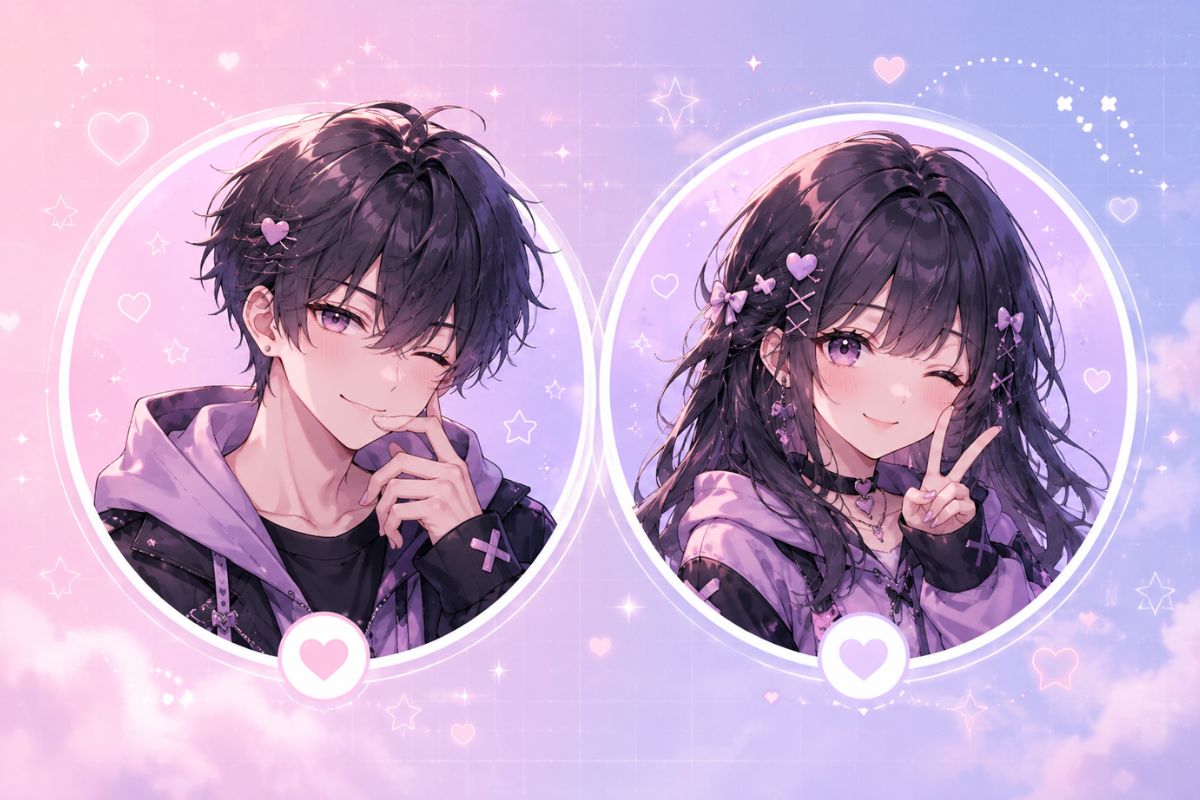 AI Anime Couple Concepts