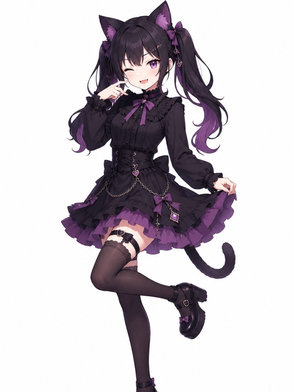 Gothic Catgirl OC