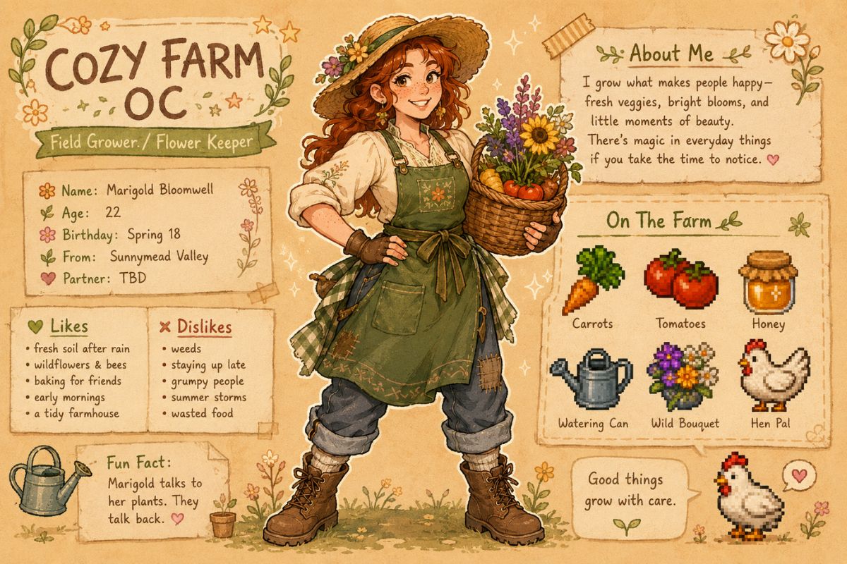 Harvest Girl OC Profile