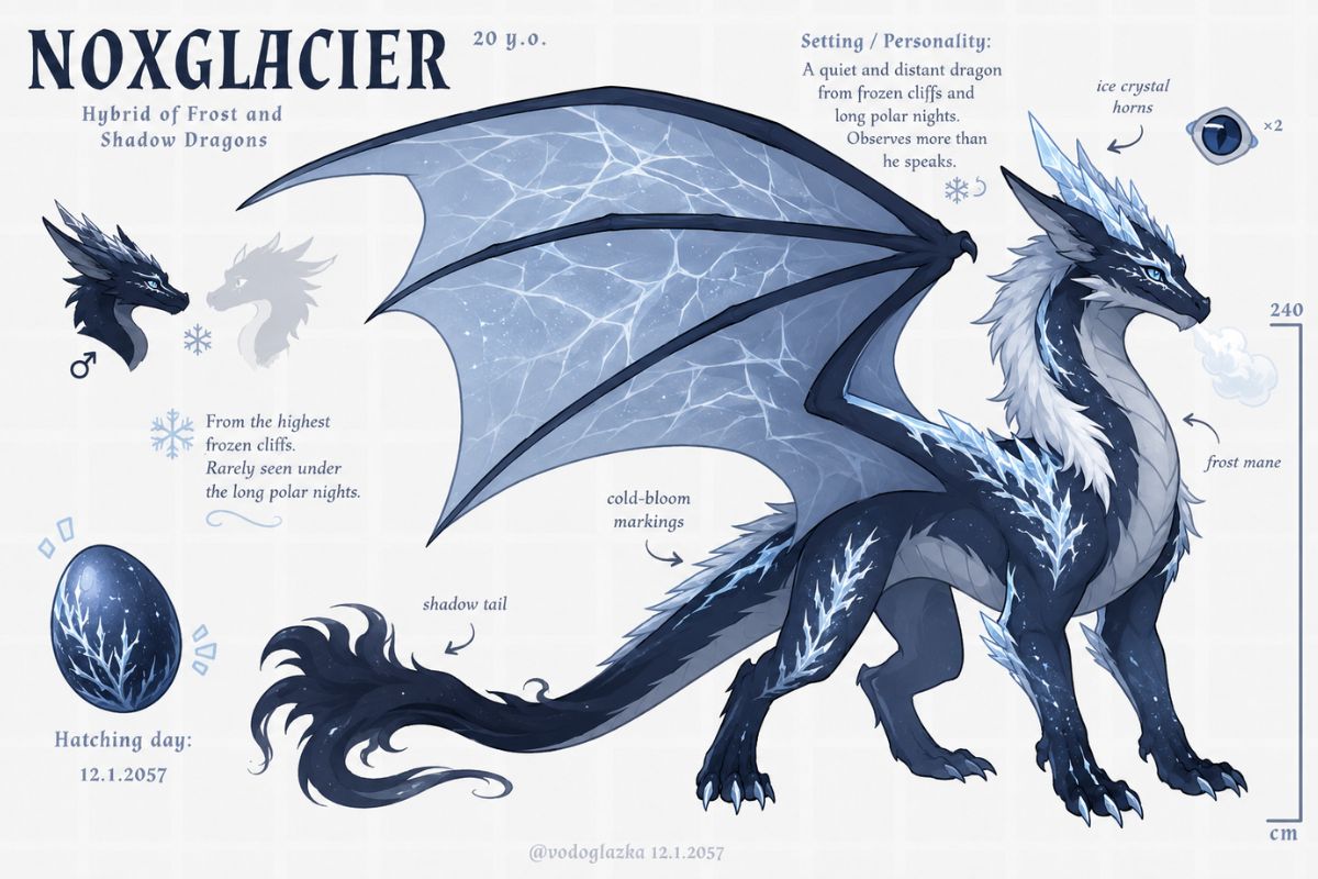 Frost Shadow Dragon OC