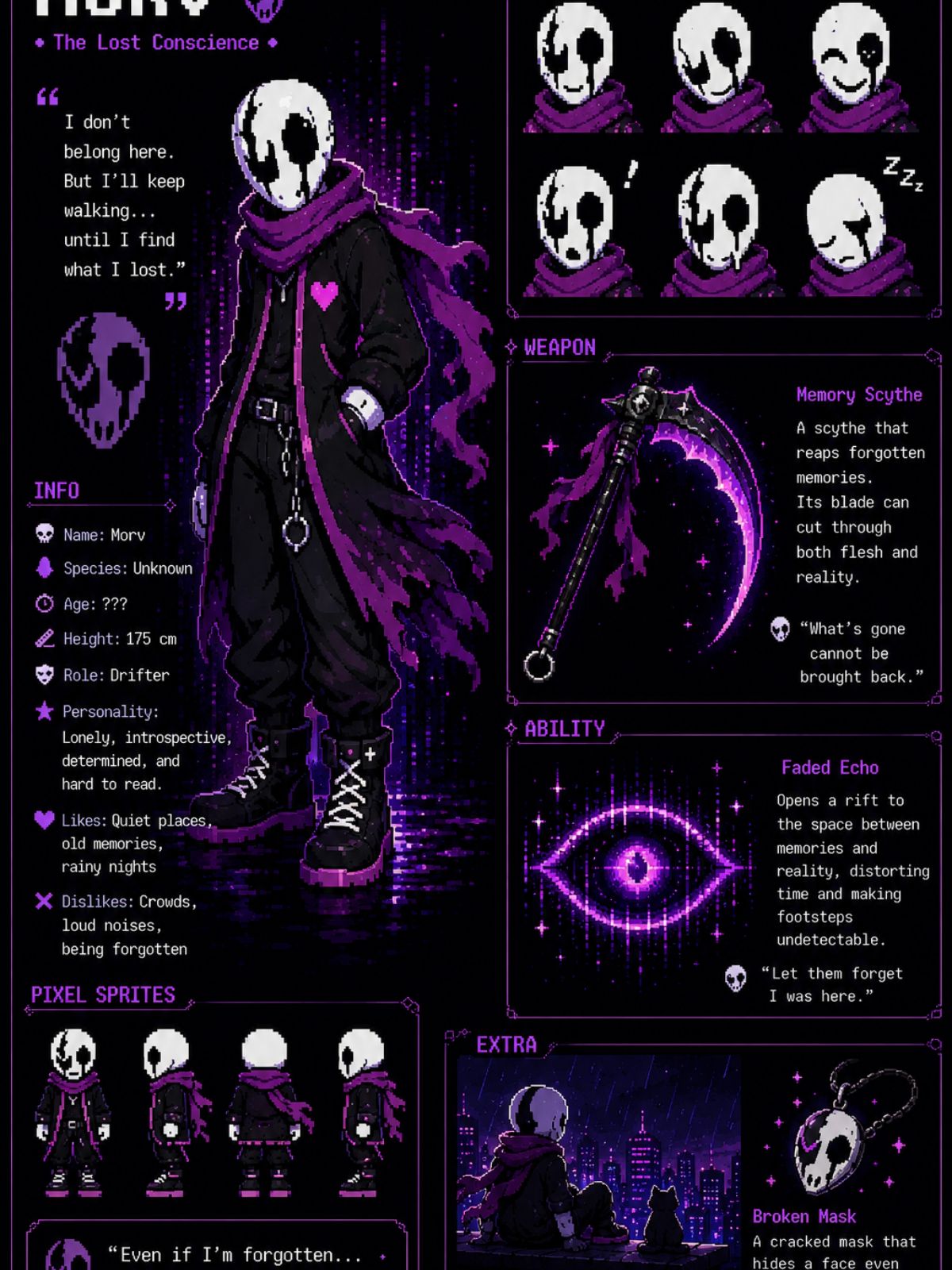 Dark Undertale OC Character Sheet
