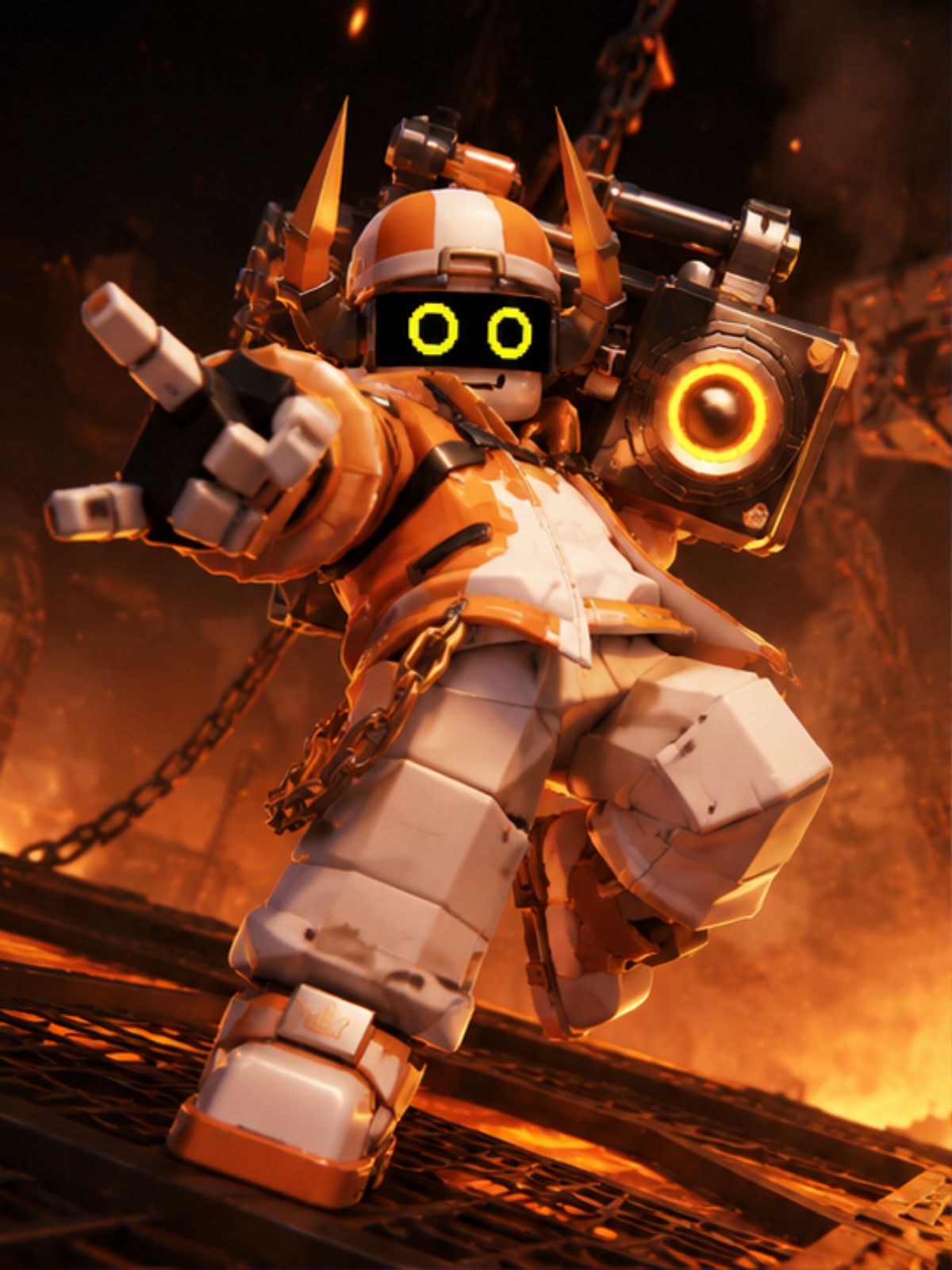 Battle Robot Character