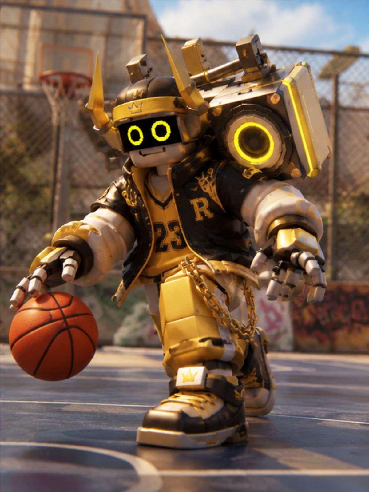 Fire Mecha Warrior