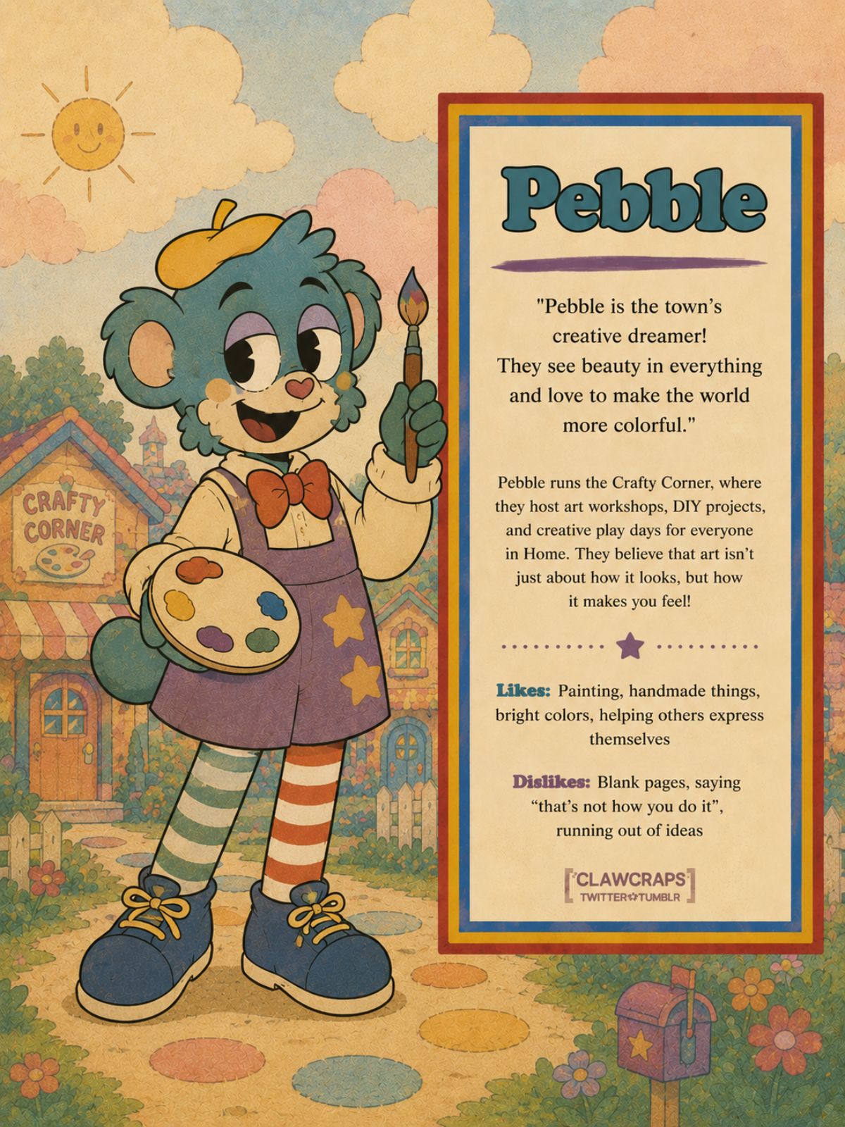 Pebble Painter Character