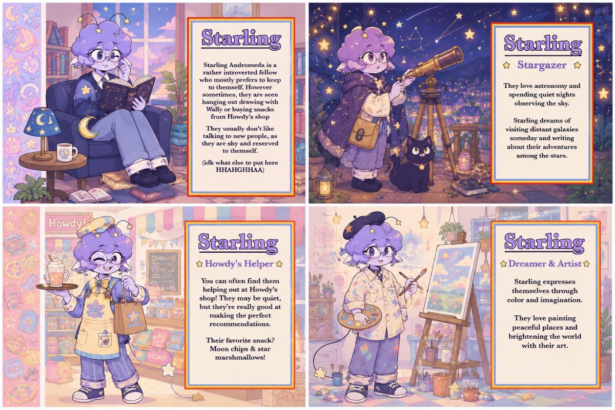 Build Cozy Character Roles
