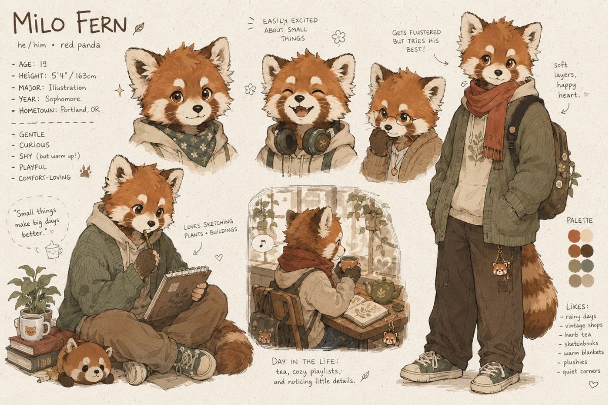 Milo Fern Character Sheet