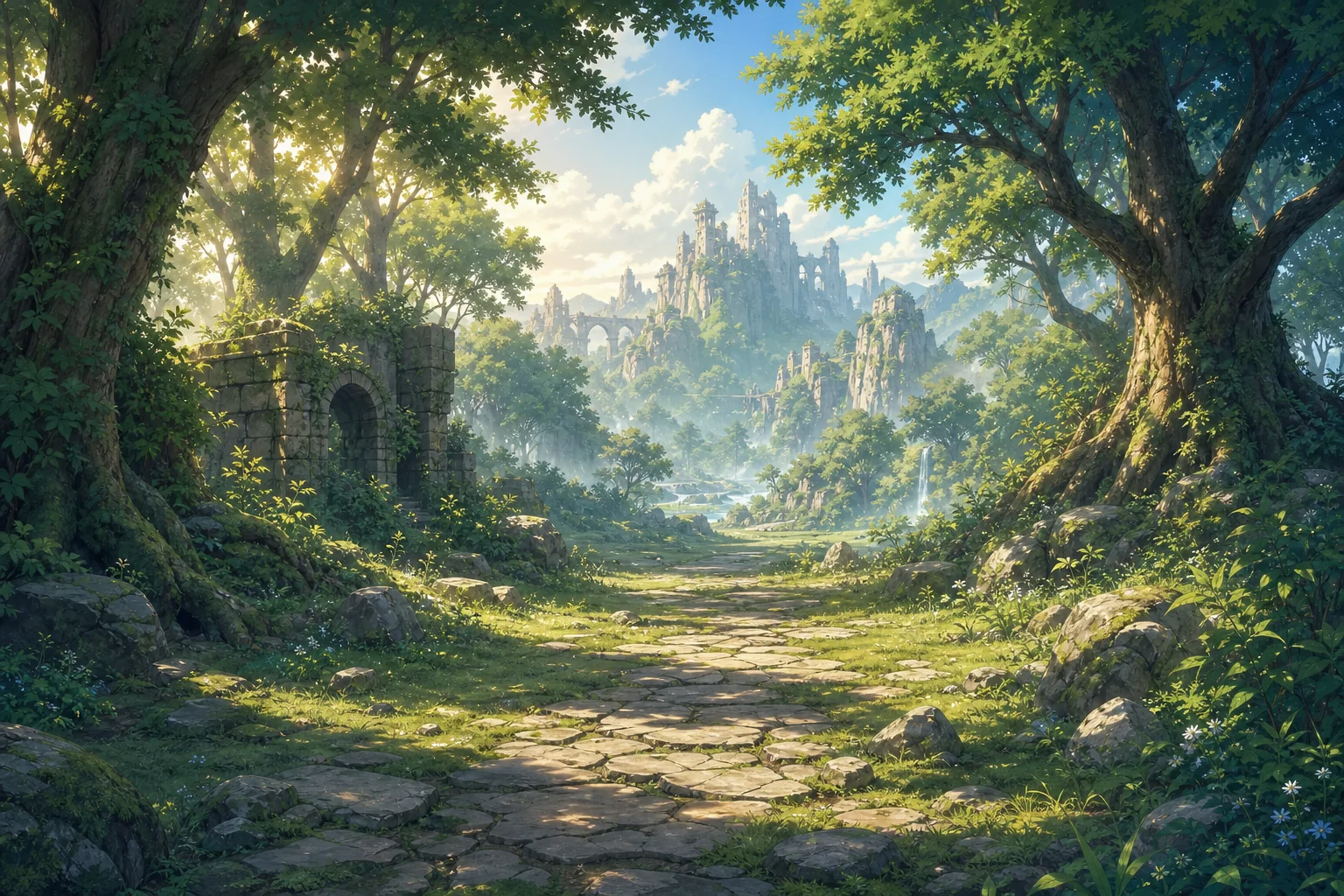 Fantasy Landscape Plate