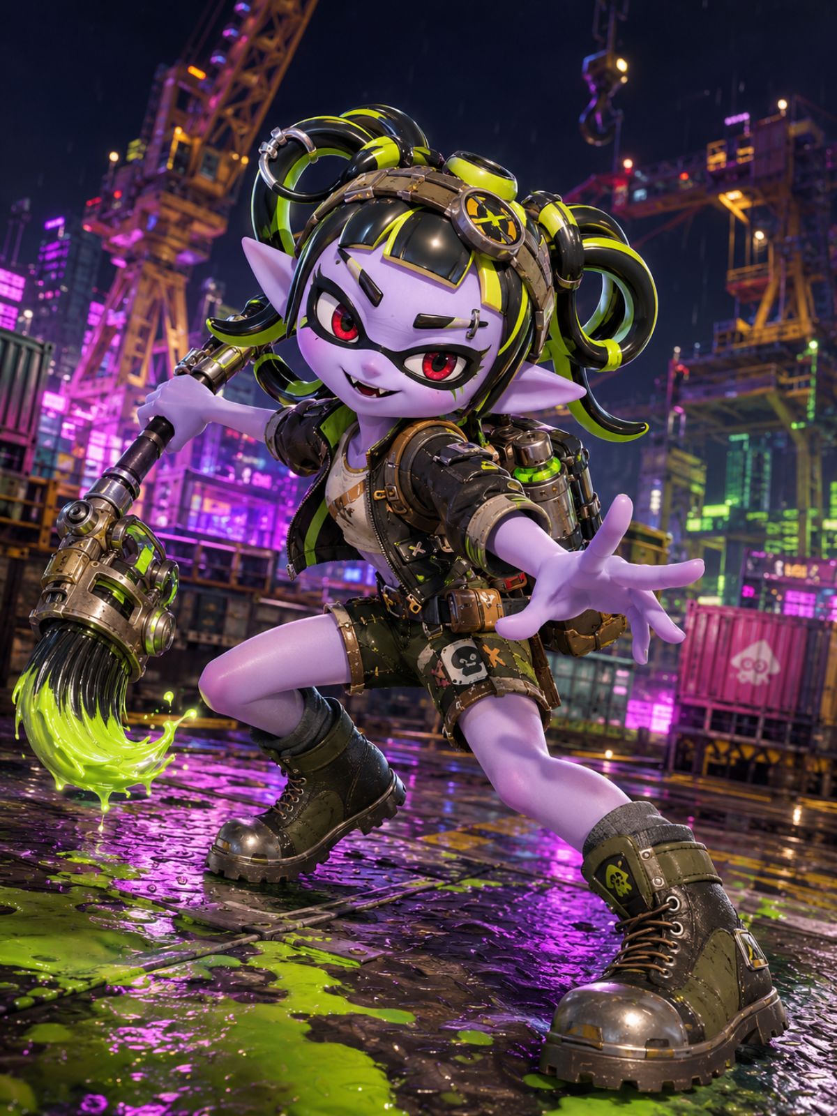 Toxic Ink Shadow Fighter
