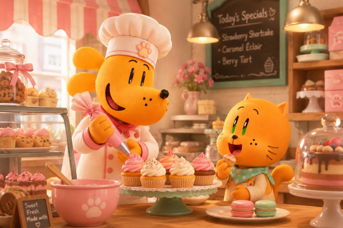 Bakery Cafe Cute Scene