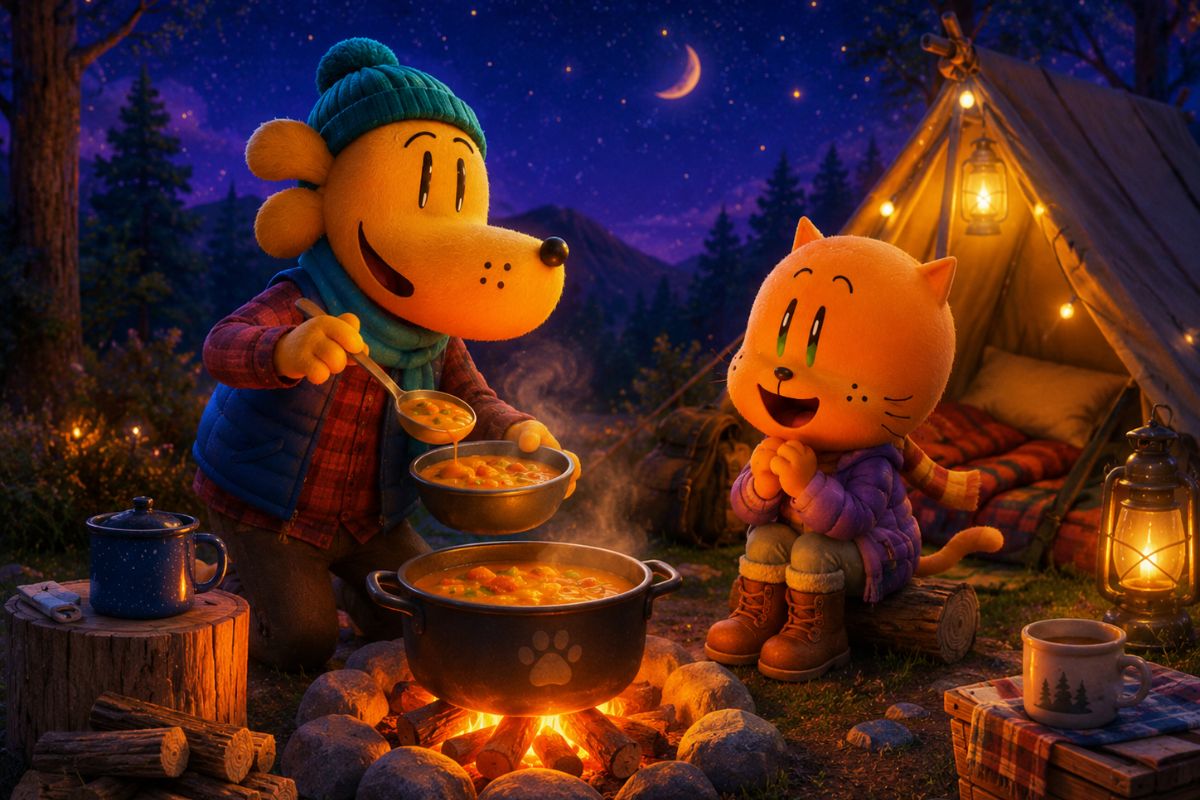 Camping Campfire Adventure