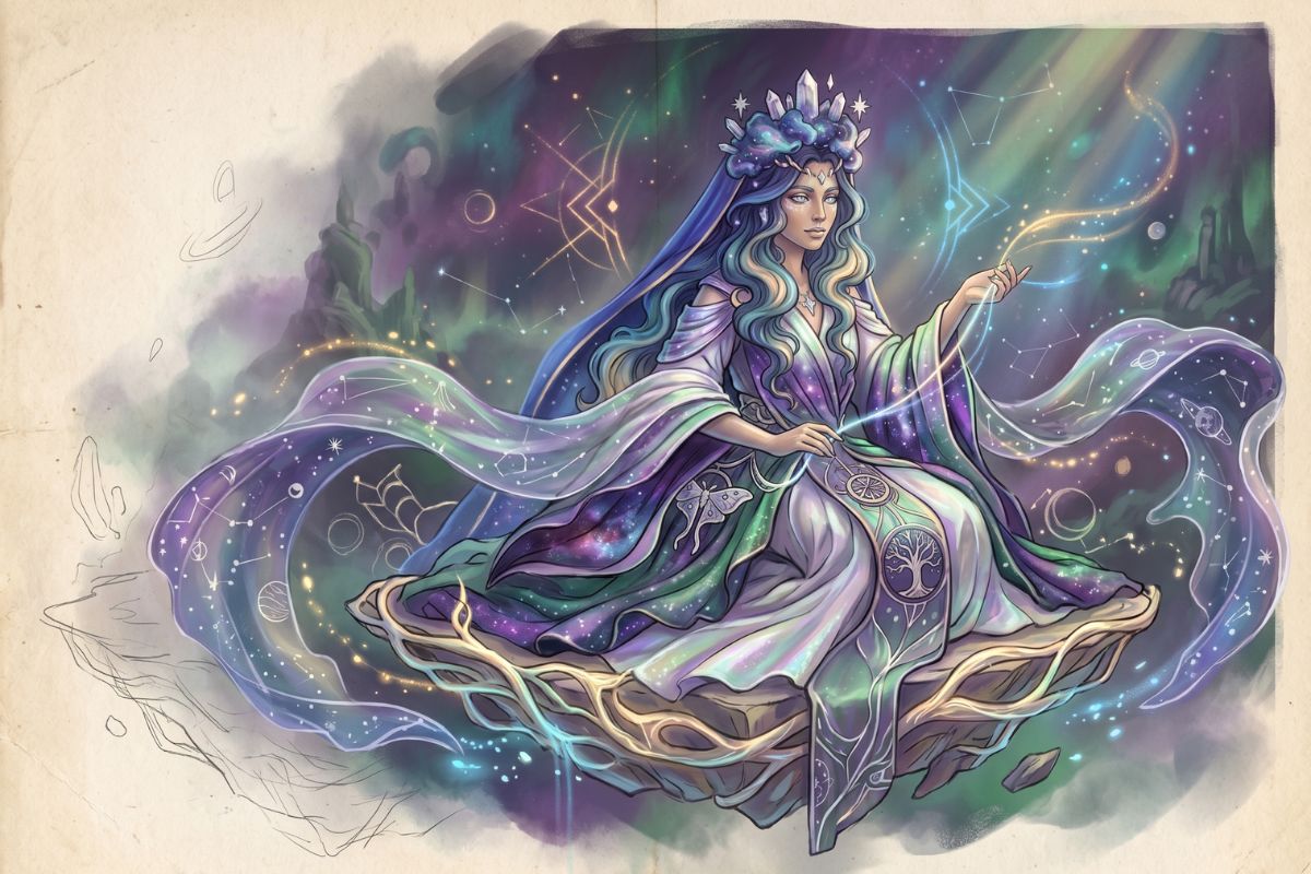God OC sacred symbols and mythic power design