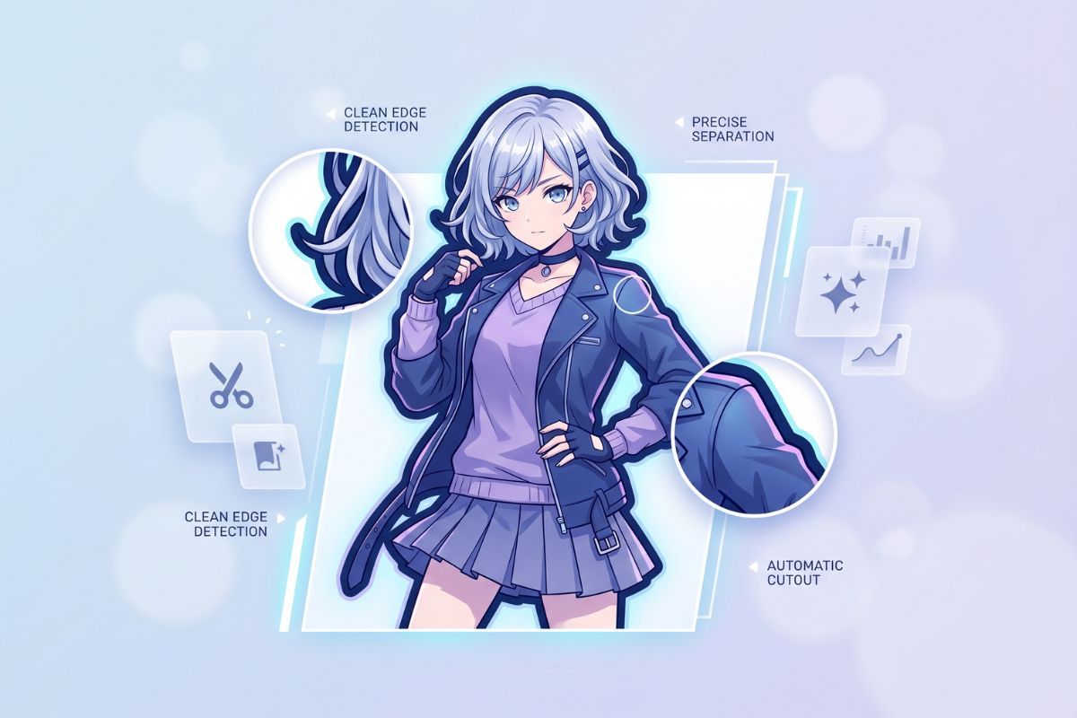 Sticker-Style Character