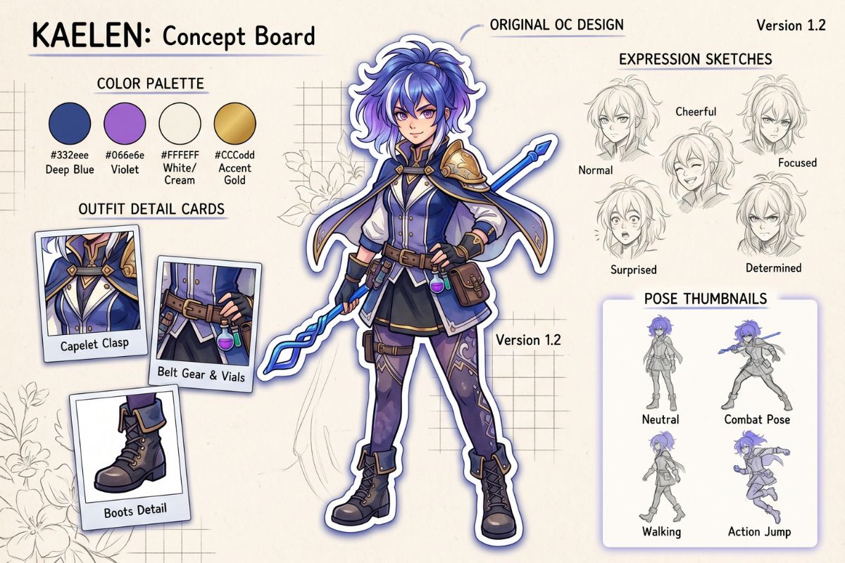 Build Original OC Cutout Drafts