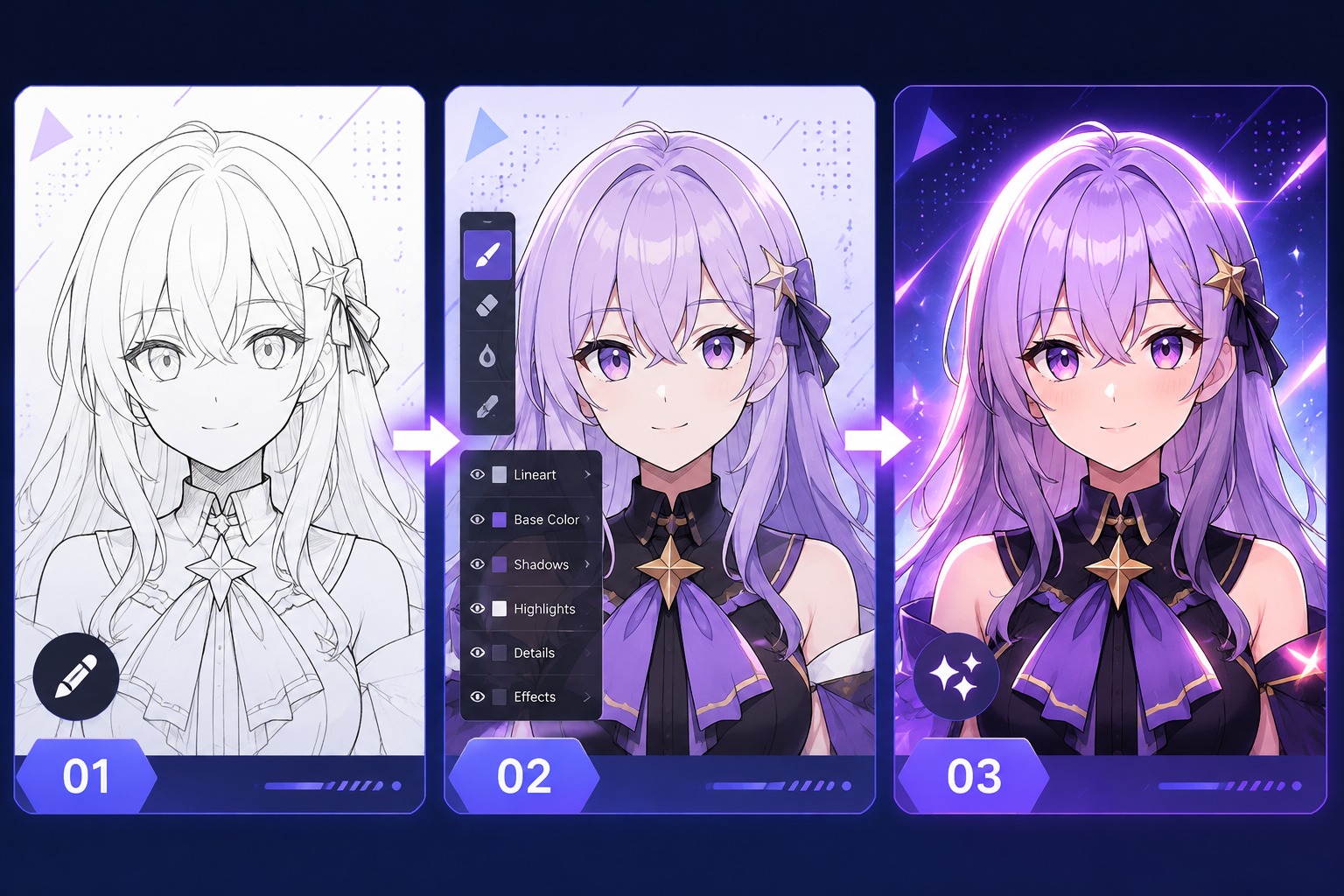 Refine VTuber avatar assets for content