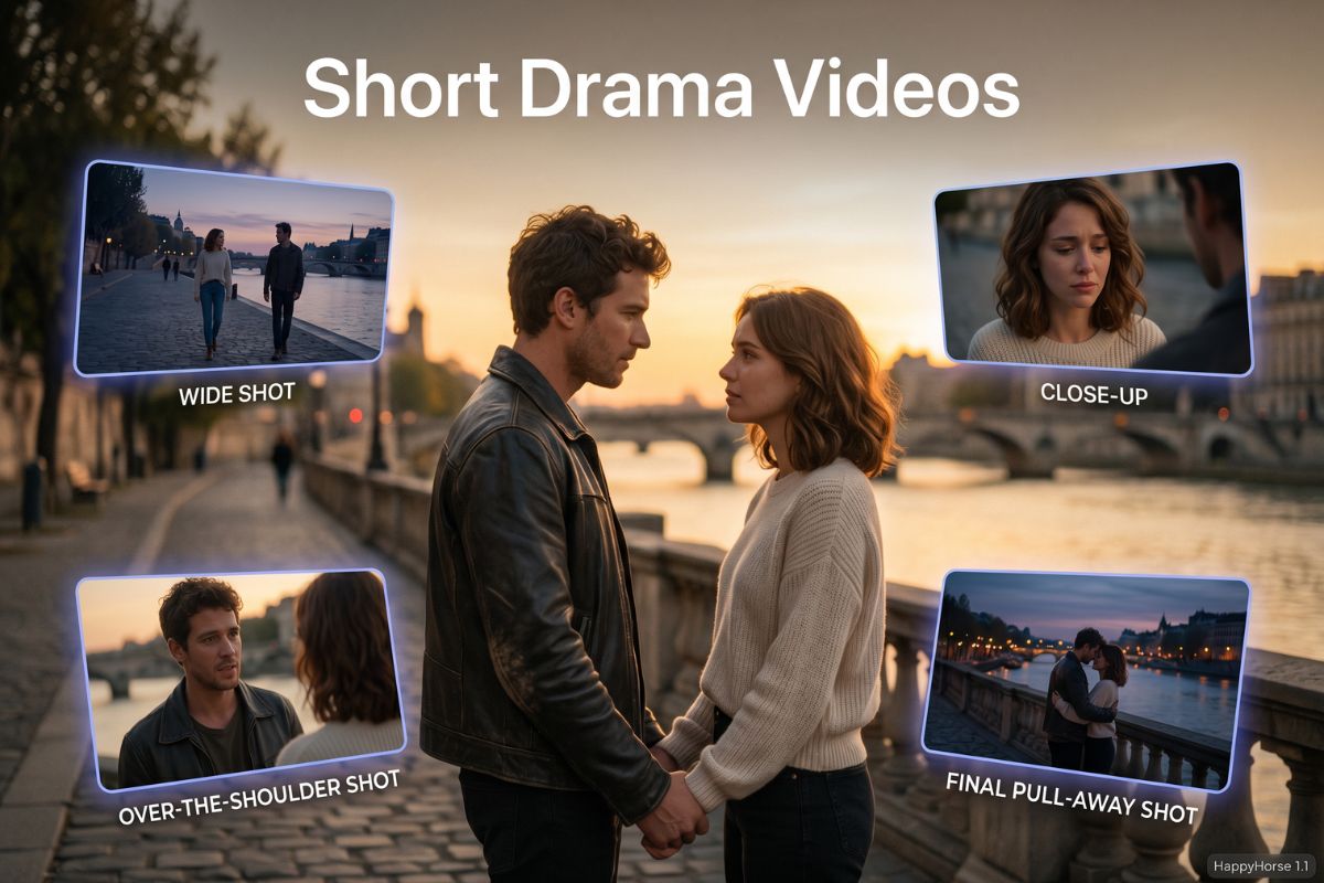 HappyHorse 1.1 short drama AI video generation