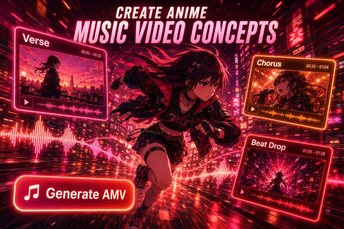 Create Anime Music Video Concepts