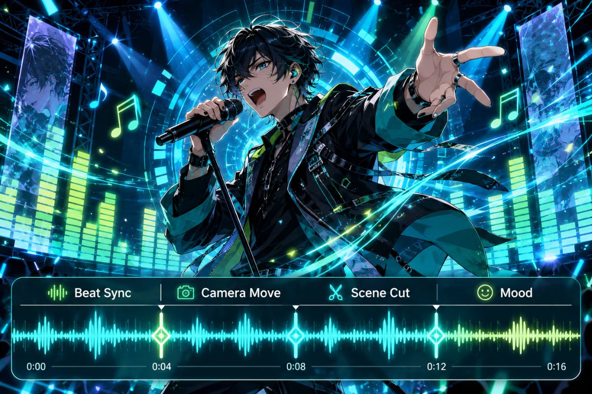 Build Rhythm-Driven Anime Scenes