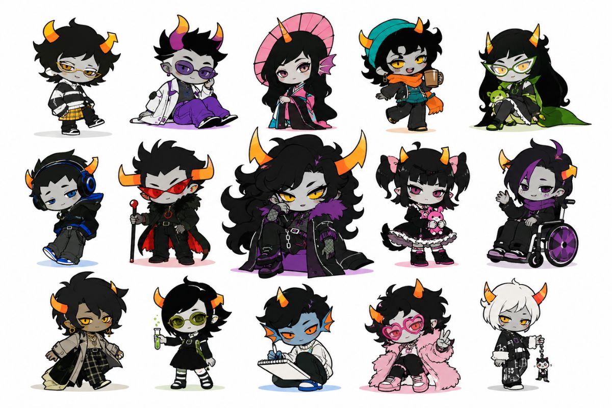 Make a Homestuck human OC profile with classpect and chat handle
