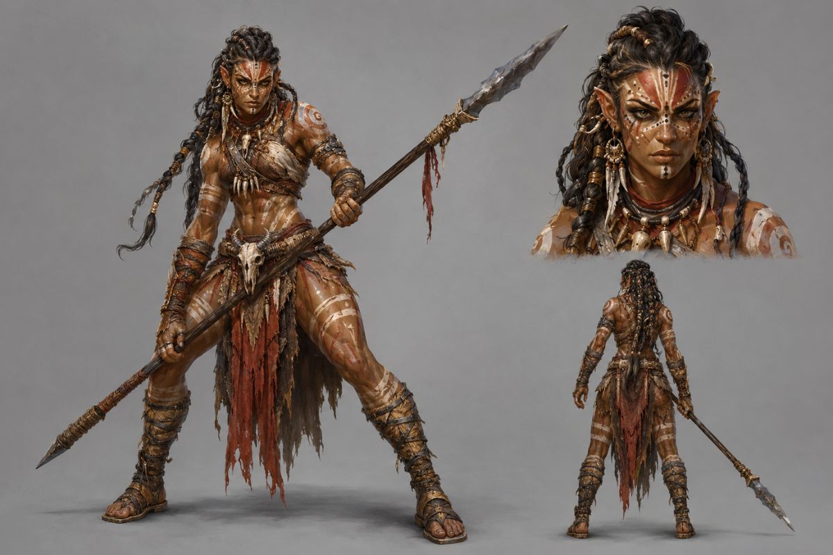 Create Female Na'vi OC concepts