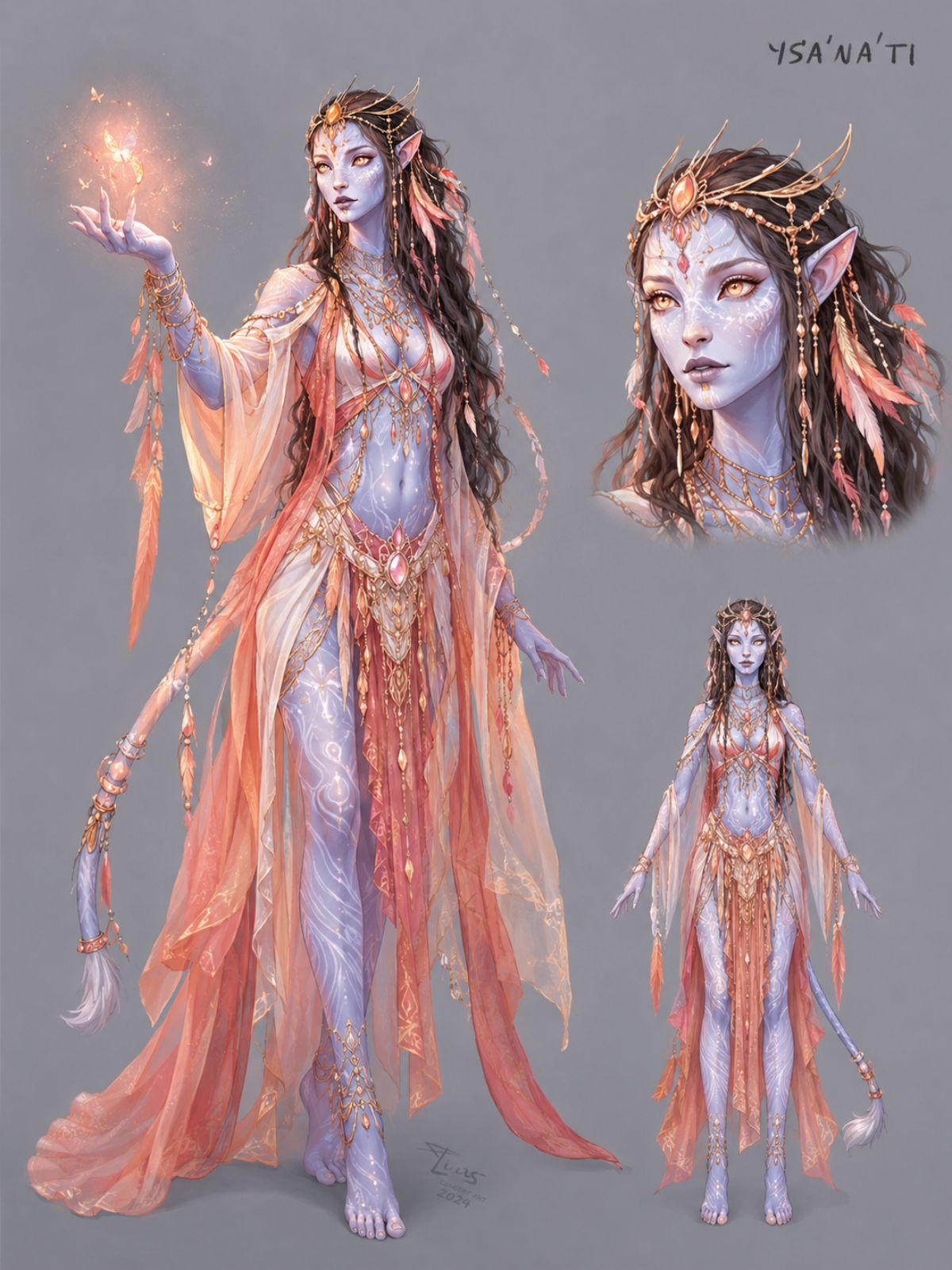 Aelunara, Starlit Spirit Priestess