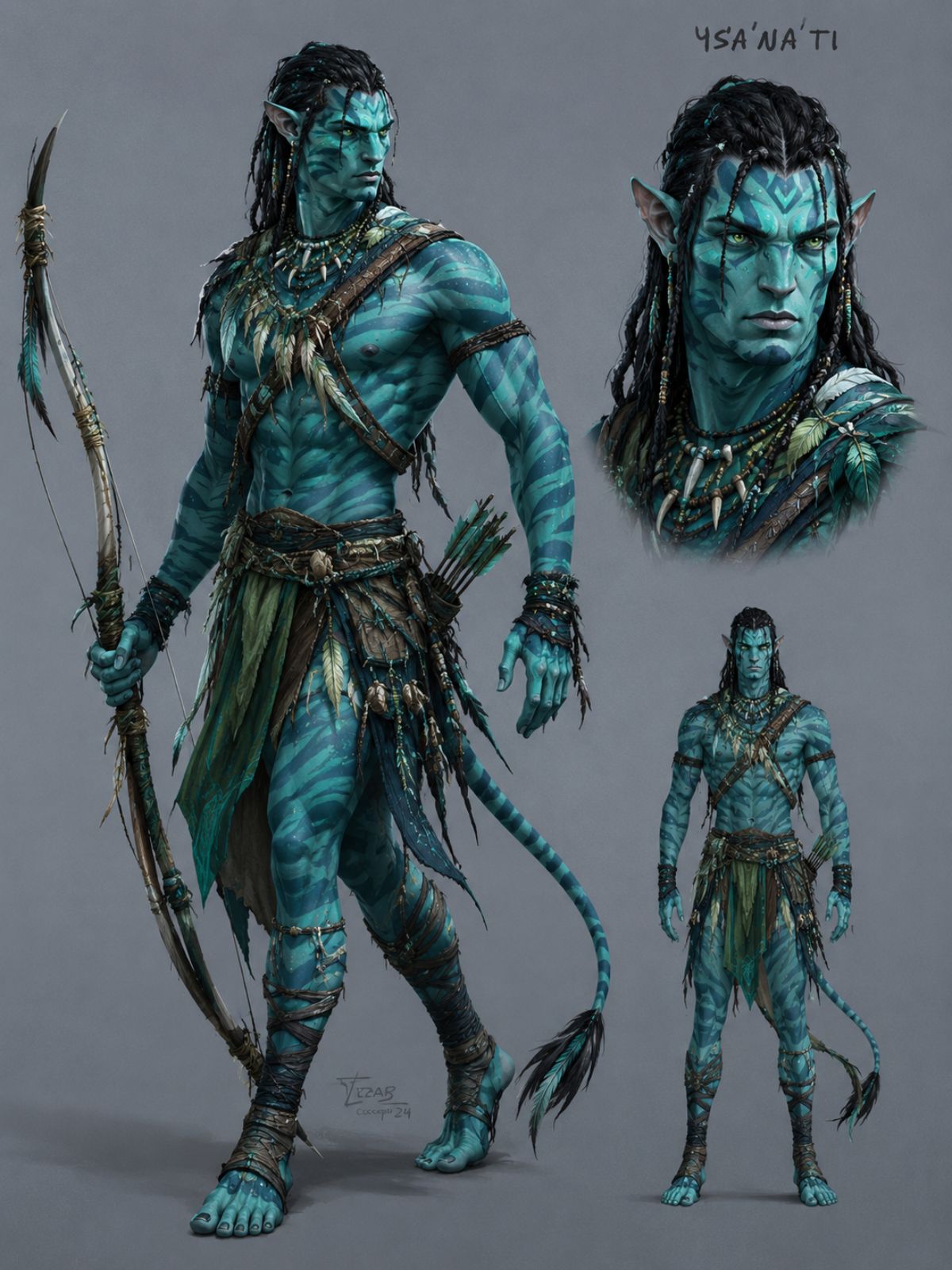Tsuvar, Forest Spear Hunter