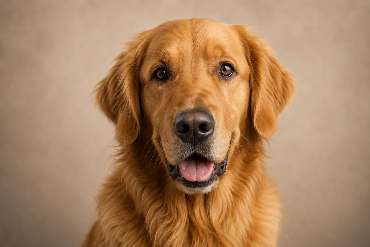 Realistic AI generated dog portrait
