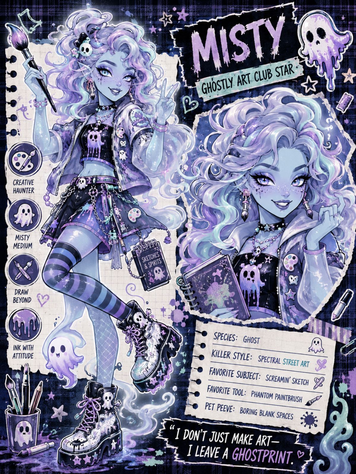 Misty, Ghostly Art Club Star