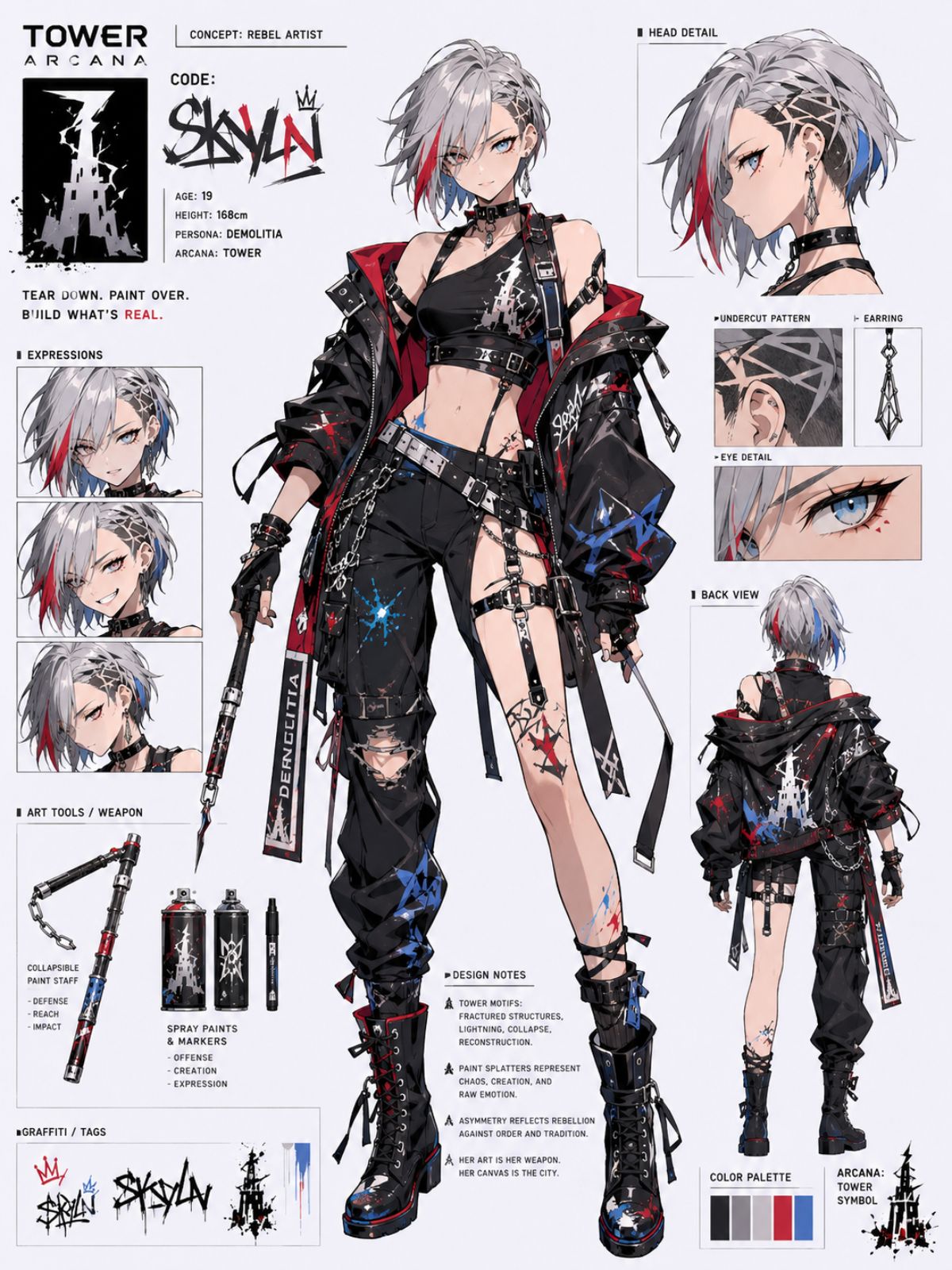 Kai, Tower Arcana Rebel Artist
