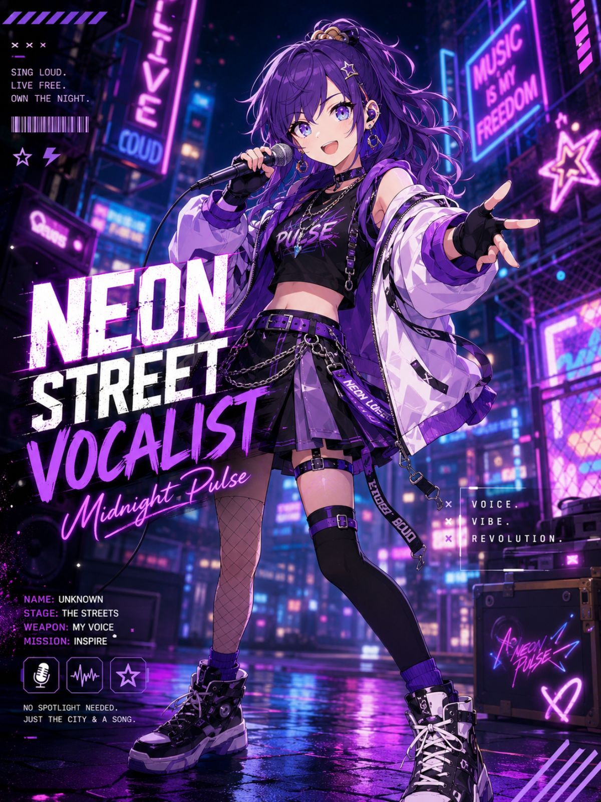 Neon Street Vocalist