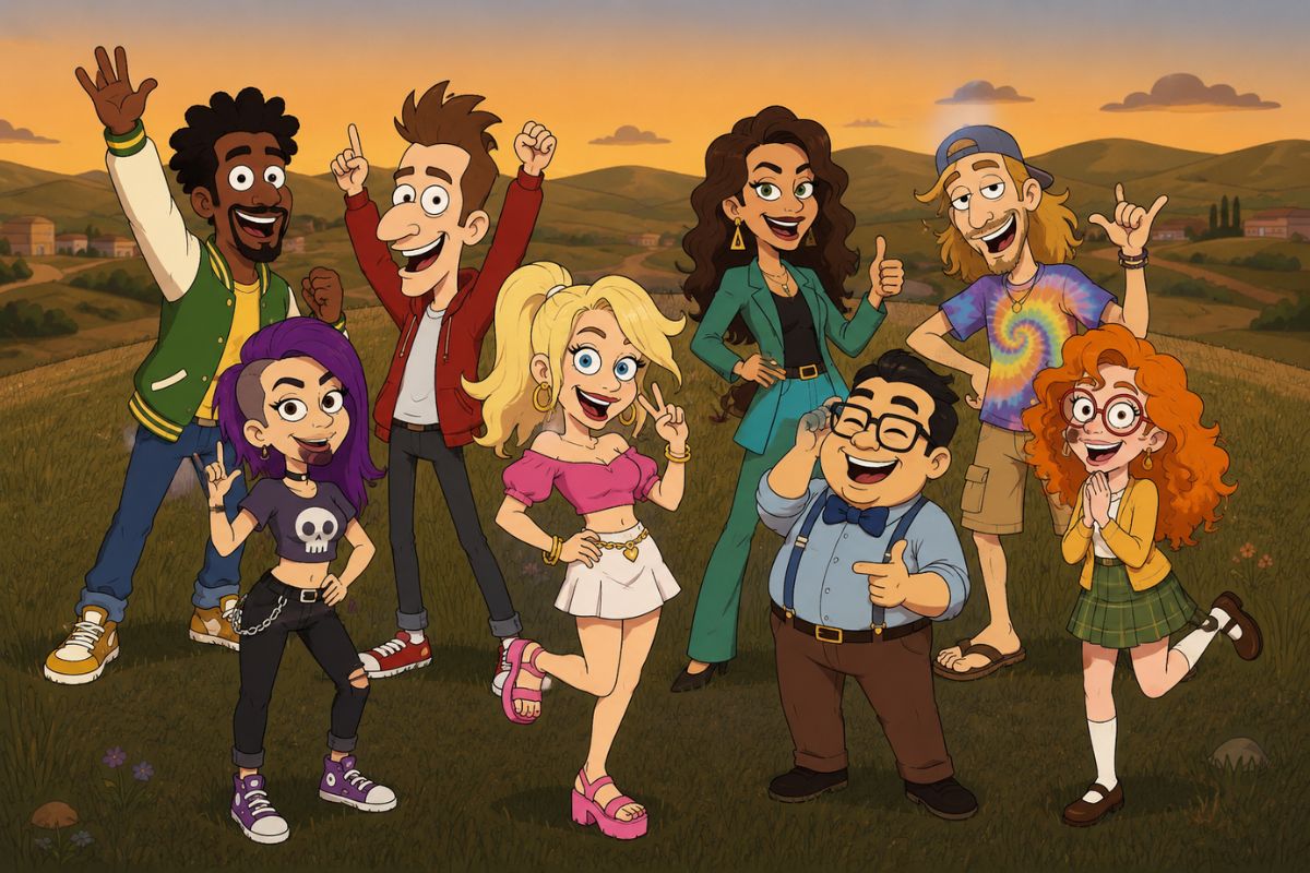 Generate exaggerated animated reaction faces