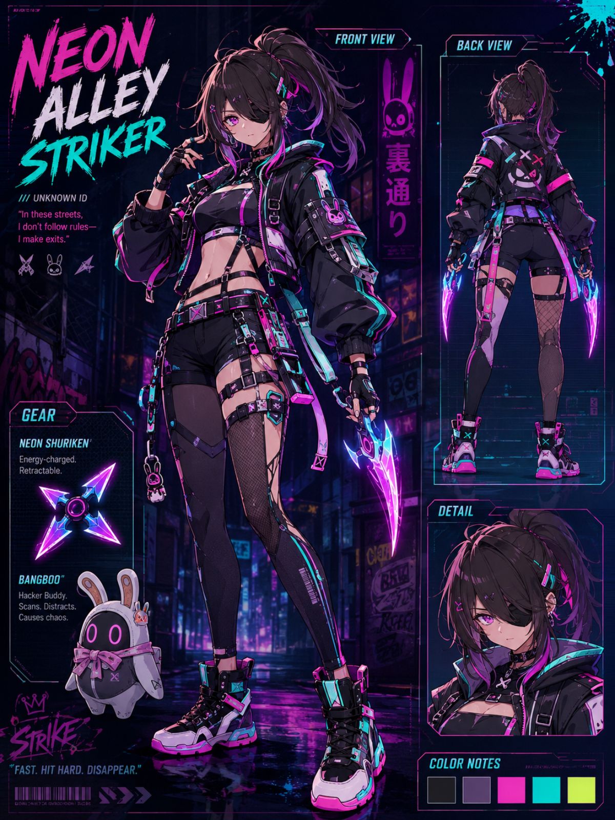 Neon Alley Striker