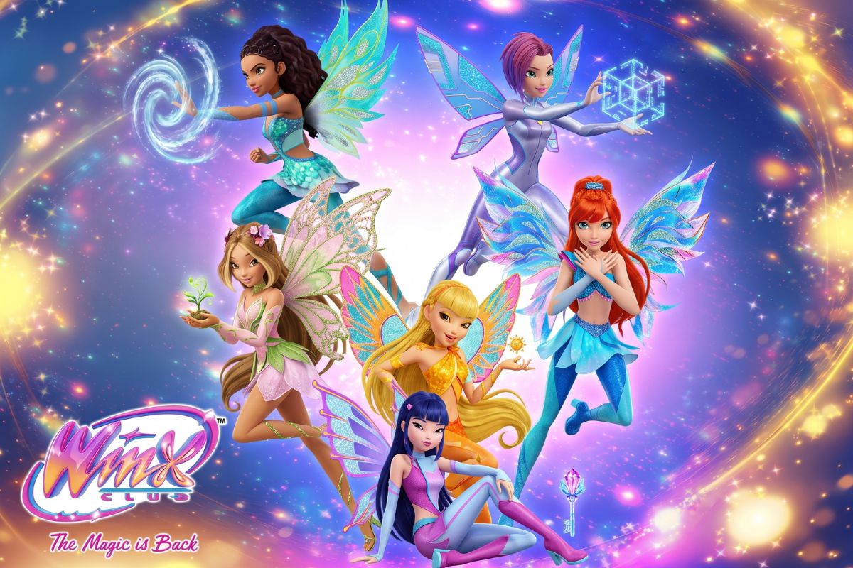 Detailed luminous wings for an original fairy character