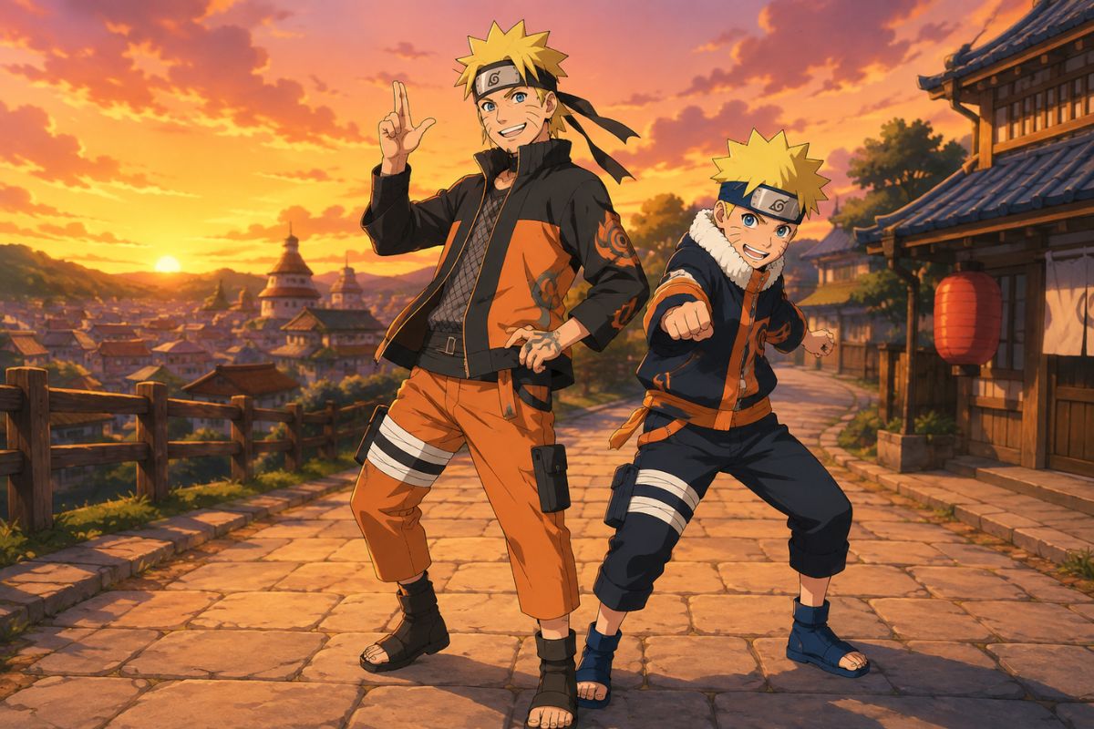 Original female shinobi OC in polished anime character art