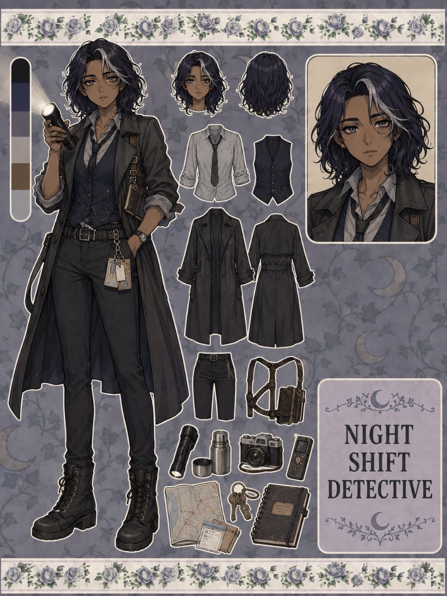 Original night shift detective OC