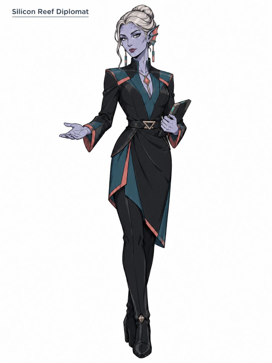 《星际迷航》OC：展现外星外交设计的硅礁外交官角色